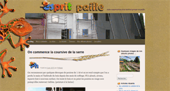 Desktop Screenshot of esprit-paille.be