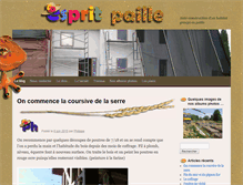 Tablet Screenshot of esprit-paille.be